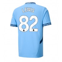 Camiseta Manchester City Rico Lewis #82 Primera Equipación 2024-25 manga corta